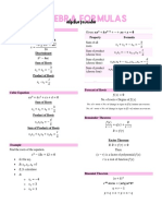 Math Formulas