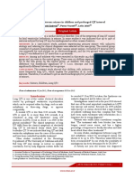 Correlation Between Seizure in Children and Prolonged QT Interval