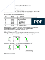 How to change motor board ID