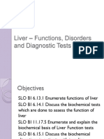 Liver - Functions, Disorders and Diagnostic Tests