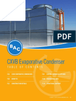 CXVB Evaporative Condenser: Table of Contents