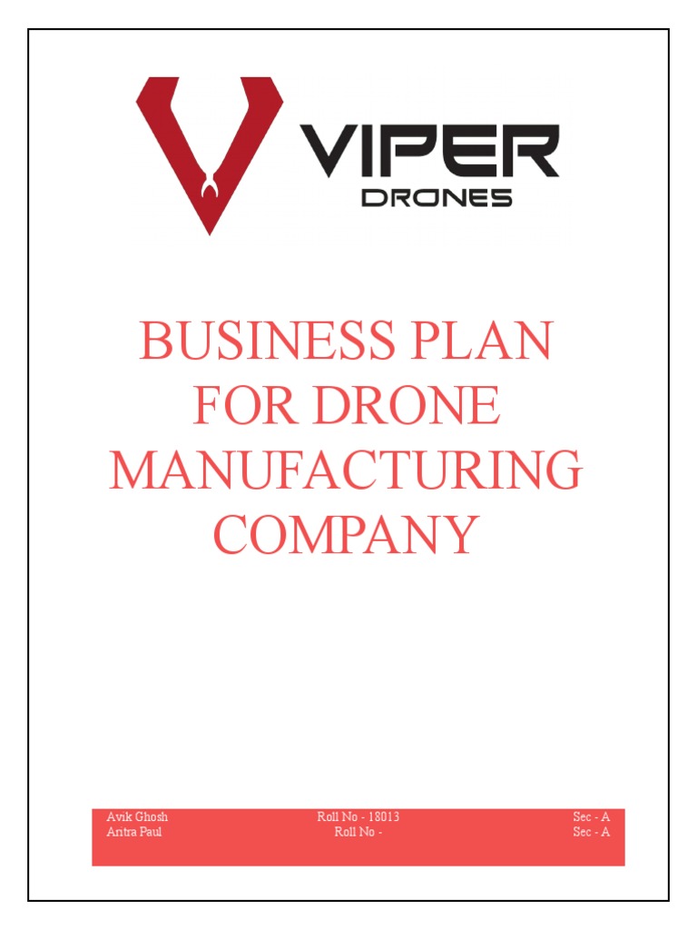 Drone Manufacturing Business Plan | PDF | Unmanned Aerial Vehicle ...