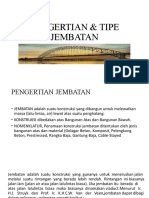 Pert.2 PENGERTIAN & TIPE JEMBATAN