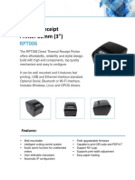 Thermal Receipt Printer 80mm (3") : Features