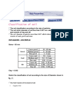 Classification of Soil