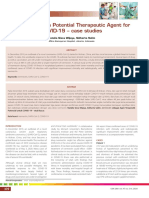 Ivermectin As A Potential Therapeutic Agent For COVID-19-Casestudies