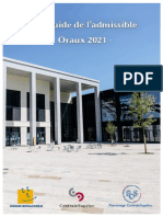 Livret de L'admissible 2021