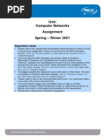 CN Assignment QP Spring Winter 2021 FINAL