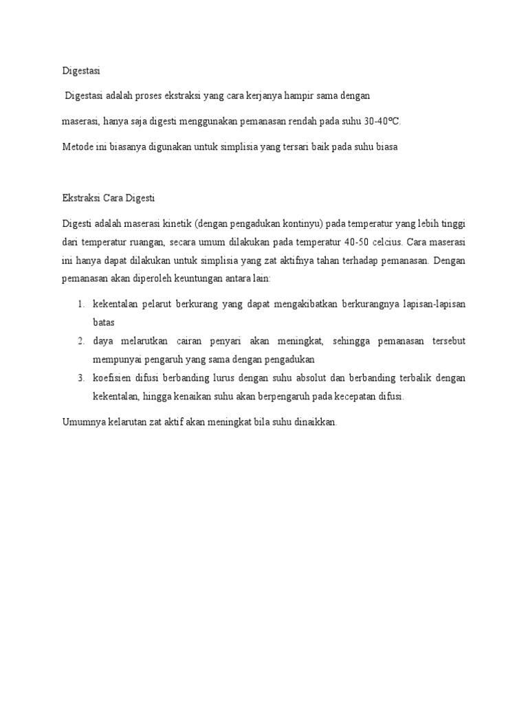 Digestasi | PDF