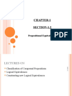 Propositional Equivalences and Logical Laws