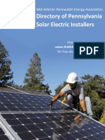 MAREA Directory of PA Solar Electric Installers