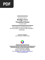 Download Monograph No-12 on Bridge Over Troubled Water_ Convergence and Divergence in the Formulation of National Security Bill in Indonesia by Retta Andriani SN51827280 doc pdf