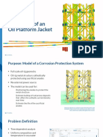 Cathodic Protection of An Oil Platform Jacket