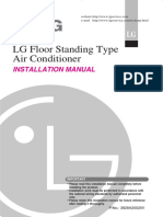 LG Floor Standing Type Air Conditioner: Installation Manual