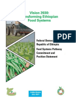 Federal Democratic Republic of Ethiopia: Food Systems Pathway Commitment and Position Statement