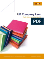 UK Company Law: Topic Gateway Series No. 14