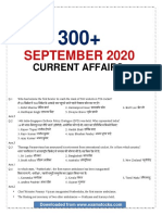 300+ September Current Affairs 2020 PDF (WWW - Examstocks.com)