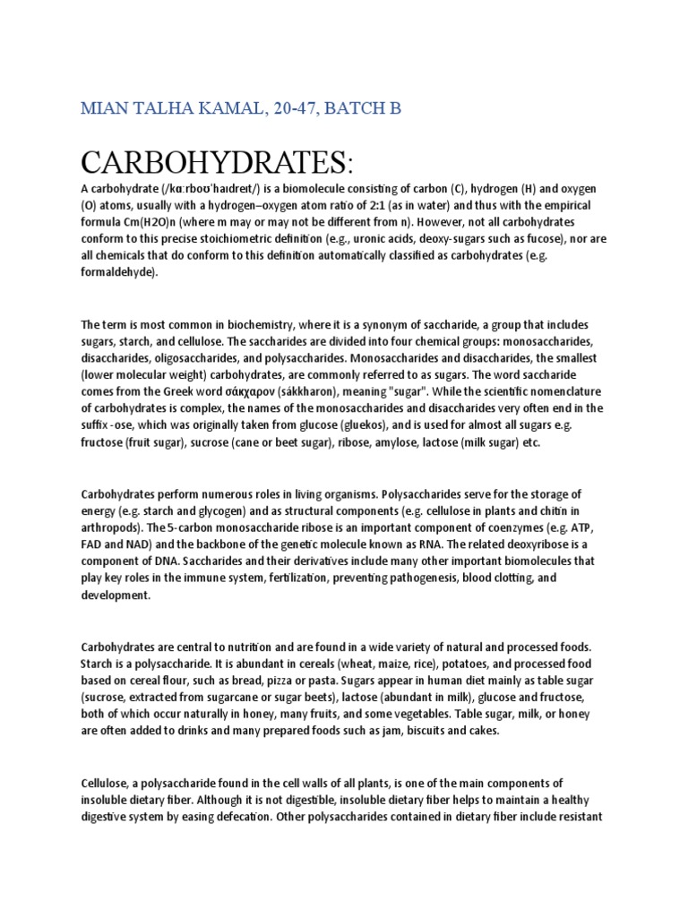 biochemistry essay questions and answers on carbohydrates pdf