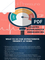 Management of Hypertensive Crisis at Home and in Hospital