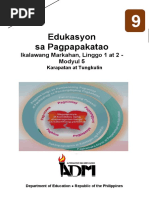 Edukasyon Sa Pagpapakatao: Ikalawang Markahan, Linggo 1 at 2 - Modyul 5