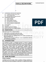 Unit 6 Constitutional Framework: Structure
