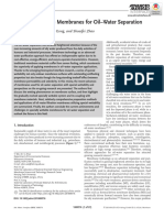 Specially Wettable Membranes For Oil-Water Separation: Yibin Wei, Hong Qi, Xiao Gong, and Shuaifei Zhao