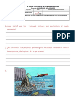 Plan de acción por medidas preventivas de contaminación ambiental
