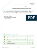 Lesson 1: Find The Fact! Passage 1