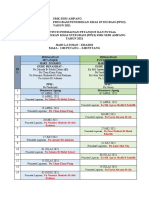 Jadual Aktiviti Permainan Petanque Dan Futsal 2021