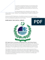 More About Hec Digital Library: HEC Digital Library Is A Non-Profit E-Learning Portal (Source: HEC Official Website)