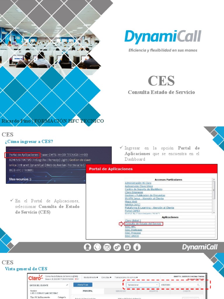 Guía de Uso del CES para Técnicos | PDF | Informática | Tecnologías de ...