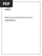 EBSPROD - Switchover - Switchback - Version 1.0