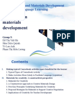 Group 5 - Creativity in Materials Development