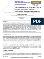 Forecasting Electric Energy Demand For The Period 2020 – 2025 In West Rayon Semarang Region Of Indonesia