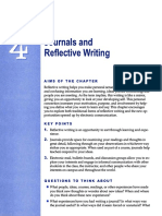 Journals and Reflective Writing: Aims of The Chapter