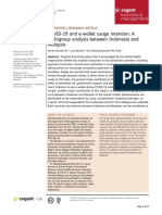 COVID-19 and E-Wallet Usage Intention: A Multigroup Analysis Between Indonesia and Malaysia