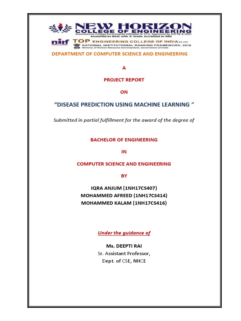 1NH17CS407 | PDF | Machine Learning | Python (Programming Language)