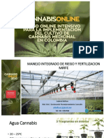 Manejo integrado de riego y fertilización cannabis