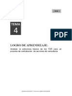 Elaboración TdRs Osce