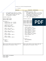 Part I. Code Tracing (Score: - / 10 PTS) Program19.c (Bitwise Operators) Program20.c (Endianness)