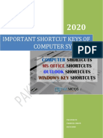 Important Shortcut Keys of Computer System - : Pak Mcqs PK 02/19/2020