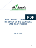 Walk Toronto Comments On The Design of T