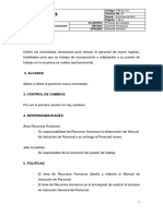 266281210 Procedimiento de Induccion de Personal