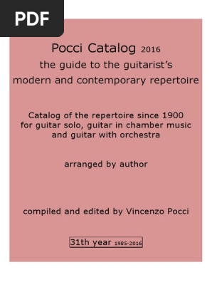 pocci catalog 31th year 2016 by author pdf orchestras cello
