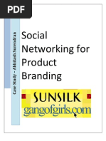 Sunsilk - Social Networking For Product Branding