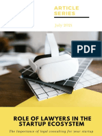 Role of Lawyers in The Startup Ecosystem