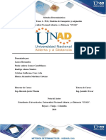 102016A - 614 - Trabajo Colaborati Vo - Unidad 1 Tarea 1 - PLE, Modelos de Transportes y Asignación