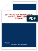 Software Requirments For Hospital Management System: Made by