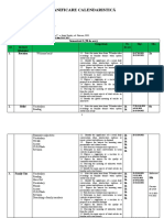 Planificare Calendaristică: Semestrul I (28 de Ore)