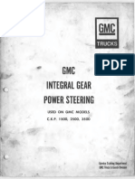 GMC 1500 2500 3500 Power Steering Service Training Booklet